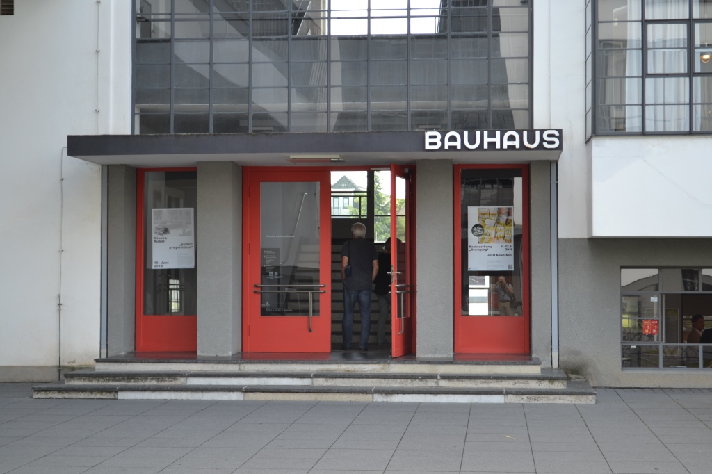 the bauhaus entrance