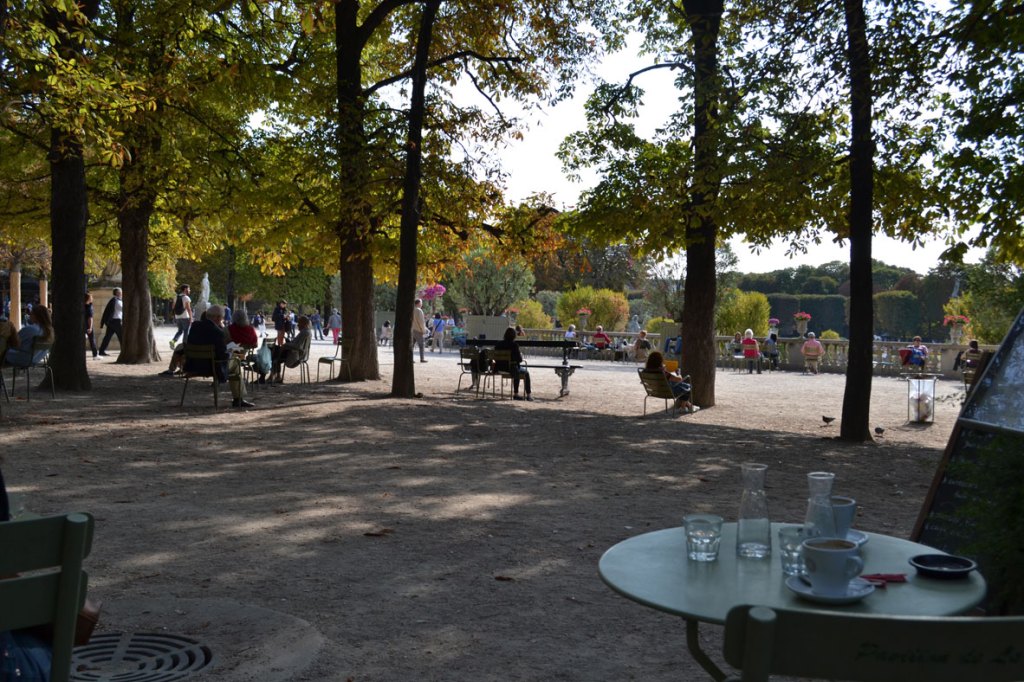 view from the Pavillon de la Fontaine cafe